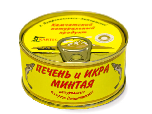 Печень и икра минтая ассорти "Кайтес"