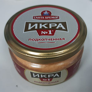 Икра №1 подкопченная "Санта Бремор"